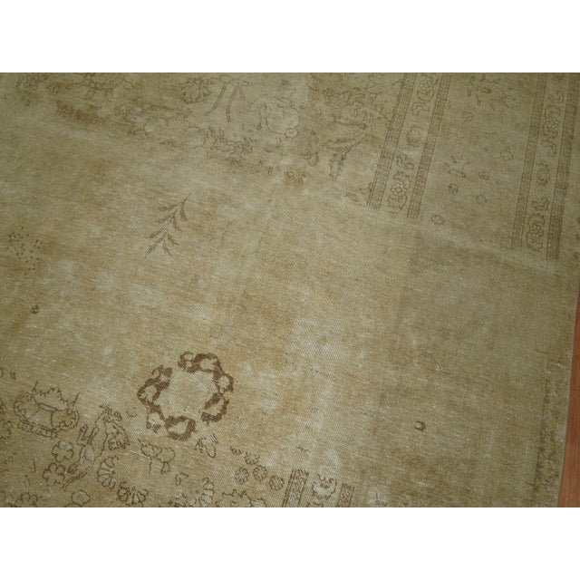 Antique Zabihi Collection Persian Tabriz Rug - 11'2" x 14'3" For Sale - Image 11 of 12