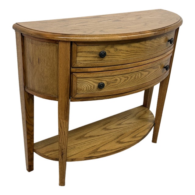 Ballard Design Newport Demi-Lune Table For Sale