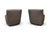 W. Schillig Leather Nikki Swivel Lounge Chairs, a Pair For Sale - Image 12 of 17