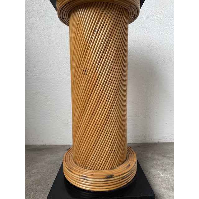 Rattan Column from Vivai del Sud Crespi, 1960s For Sale - Image 16 of 18