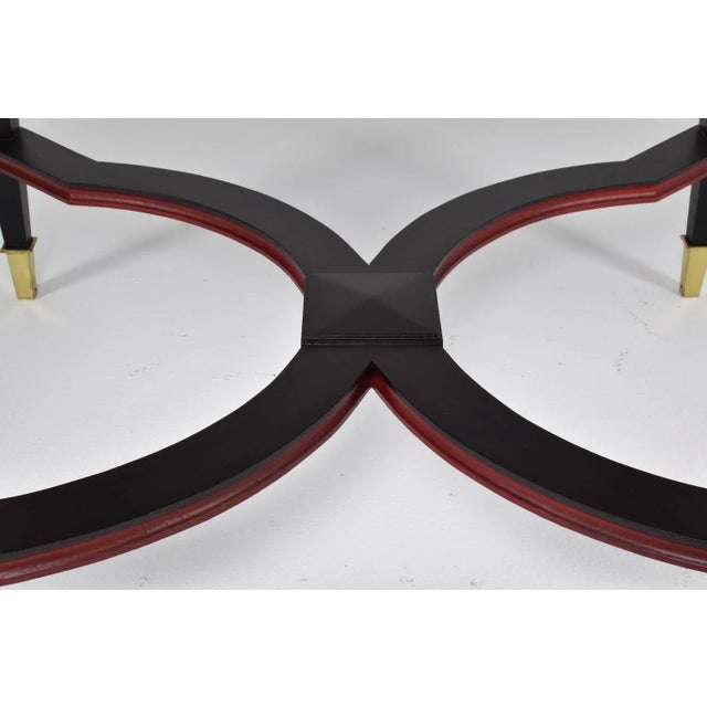 Italian Dining Armchairs (Set of 4) With Extendable Game Table, 1960s For Sale - Image 16 of 18