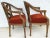 Early 20th Century Antique Hand Carved Walnut French Provincial Armchairs - Set of 2 For Sale - Image 5 of 13