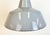 Industrial Grey Enamel Factory Pendant Lamp, 1960s For Sale - Image 9 of 18
