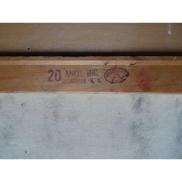 Raimonds Staprаns, Portrait of Woman, 1955, Oil on Canvas For Sale - Image 7 of 10