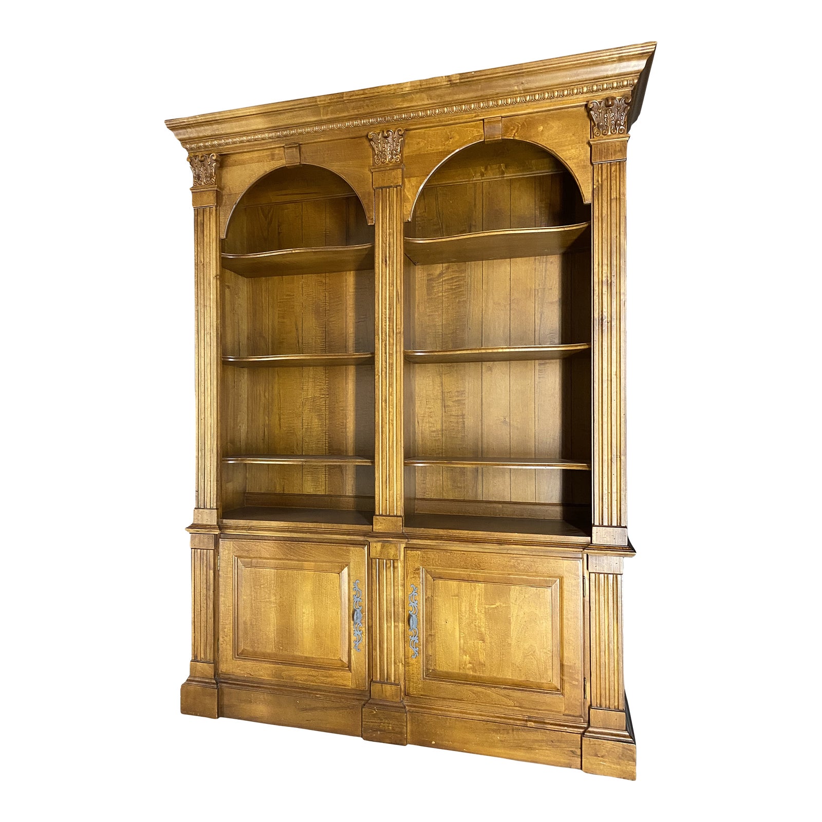 1990s Ethan Allen Library Bookcase Chairish