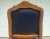 Chateau d'Ax French Bergere Fauteuil Blue Leather Arm Chair For Sale - Image 14 of 18