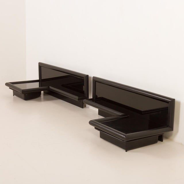 Morna Bed with Bedside Tables byAfra & Tobia Scarpa for Molteni, 1970s For Sale - Image 13 of 17