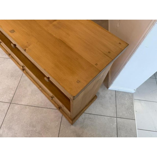 Rustic Chest of Drawers in Softwood For Sale - Image 11 of 18