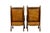19th Century Oak and Embossed Leather Armchairs, Set of 2 For Sale - Image 4 of 11