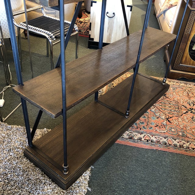 Restoration Hardware Parisian Cornice Double Shelving Chairish