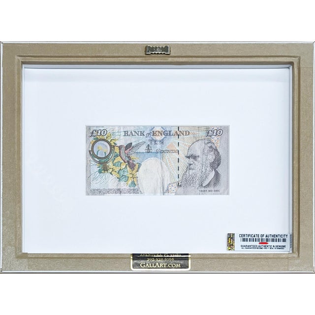 Unsigned offset lithograph in colors on paper. £10 note Di-Faced by Banksy with a portrait of Princess Diana on the front...