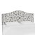Ashland Headboard in Ivory Brush Cheetah, California King For Sale