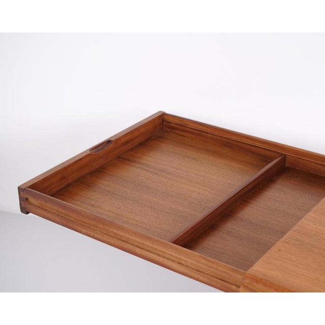 Teak Coffee Table with Built-in Drawers by Johannes Andersen for Uldum Møbelfabrik, 1960s For Sale - Image 10 of 12