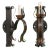 French Single Light Iron Sconces - A Pair For Sale