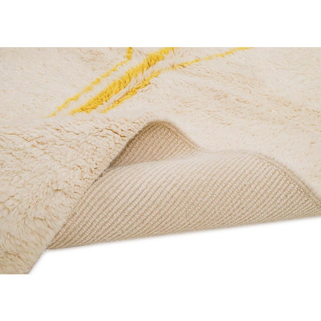 Hand-Knotted Wool Rug by Azele Studio For Sale - Image 4 of 10