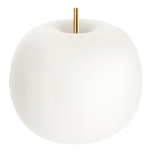 Small 'Kushi' Opaline Glass and Brass Table Lamp for Kdln