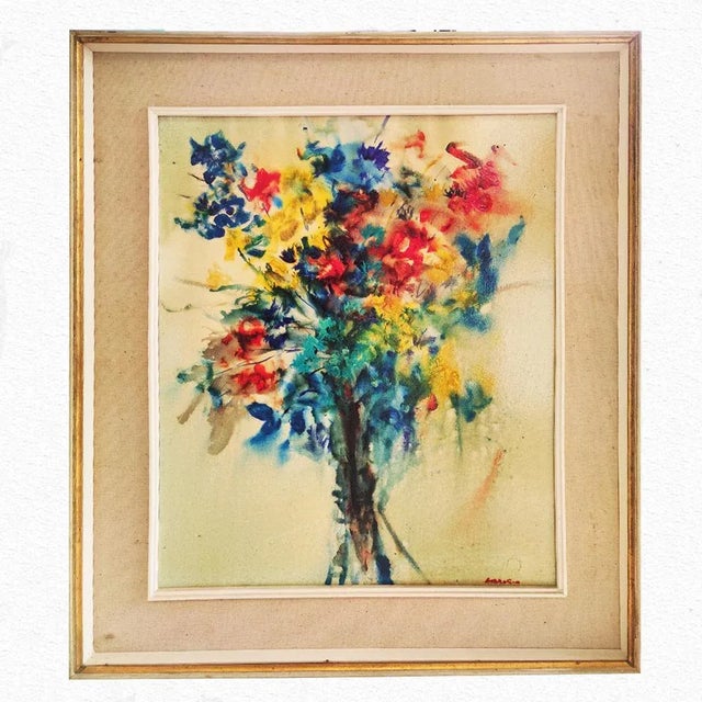 1970s Still Life Painting by Gianni Ambrogio For Sale - Image 5 of 5