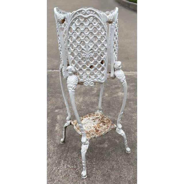 Early 20th Century French Iron Aged Planter For Sale - Image 5 of 11