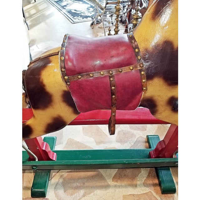 Late 19th Century Antique American Hobby Horse For Sale - Image 4 of 8