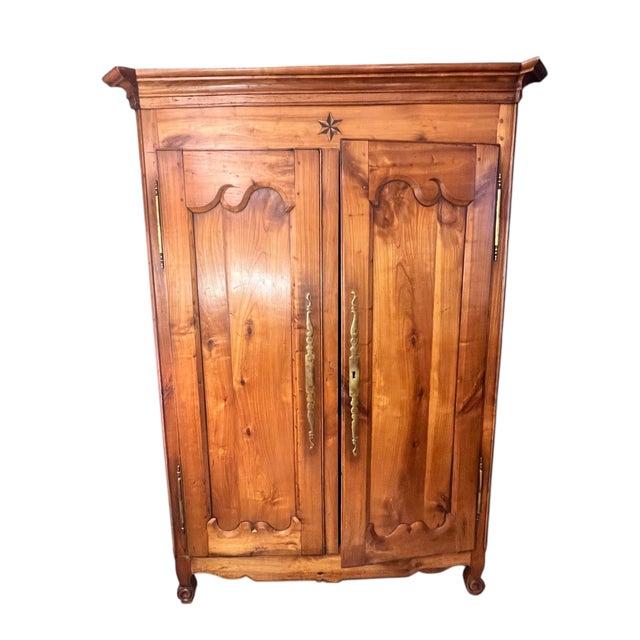 19th Century Antique French Oak Corner Cabinet For Sale - Image 4 of 8