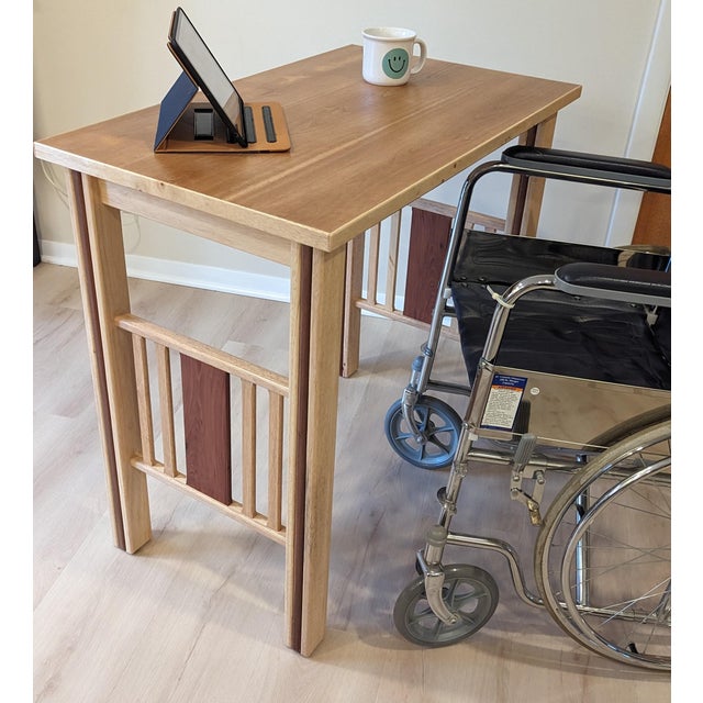 American Wheelchair Dining Table For Sale - Image 3 of 8