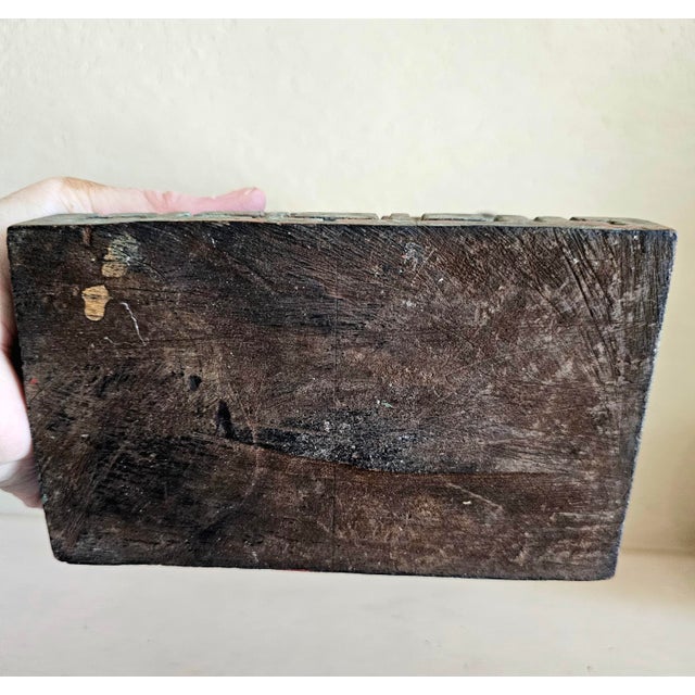 Early 20th Century Southeast Asian Hand-Carved Wooden Kinnari Figure For Sale - Image 9 of 12