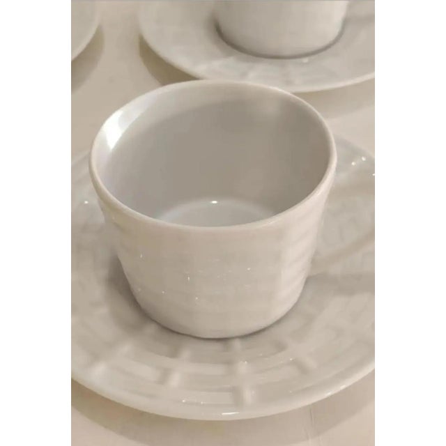 French Ralph Lauren Home Belcourt Tea Cup and Saucer Set of 4 For Sale - Image 3 of 7