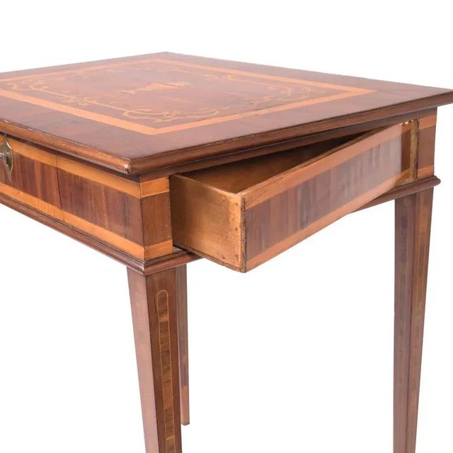 Maple & Rosewood Side Table, 1800s For Sale - Image 5 of 10