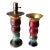 Pair of Art Deco Wmf Ikora Vases, 1920s. Attr Paul Haustein. One Modified as a Lamp For Sale