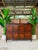 Vintage Tibetan Polychrome Painted Cabinet With Animal and Floral Panels For Sale - Image 12 of 12