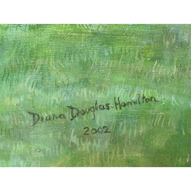 Historic British Portrait Oil Painting Camilla Parker Bowles Wiltshire Farm Prized Sheep & Horses, F For Sale - Image 11 of 12