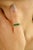 Solid Gold Emerald Half Square Eternity Band Ring Size 6 For Sale - Image 4 of 11