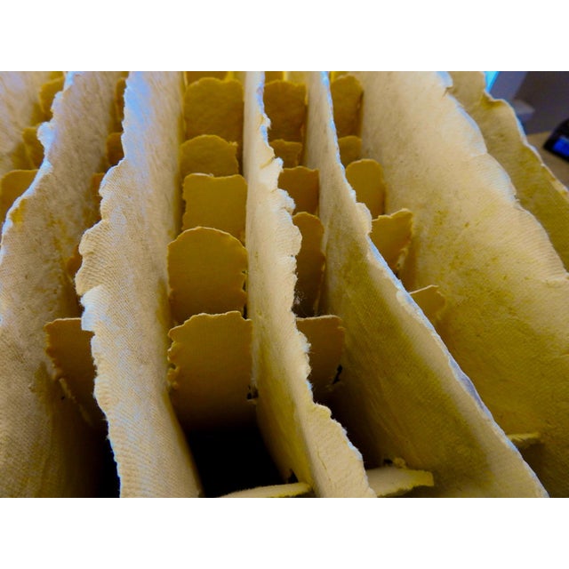 Contemporary Contemporary Abstract Paper Studio Made Sculpture For Sale - Image 3 of 7