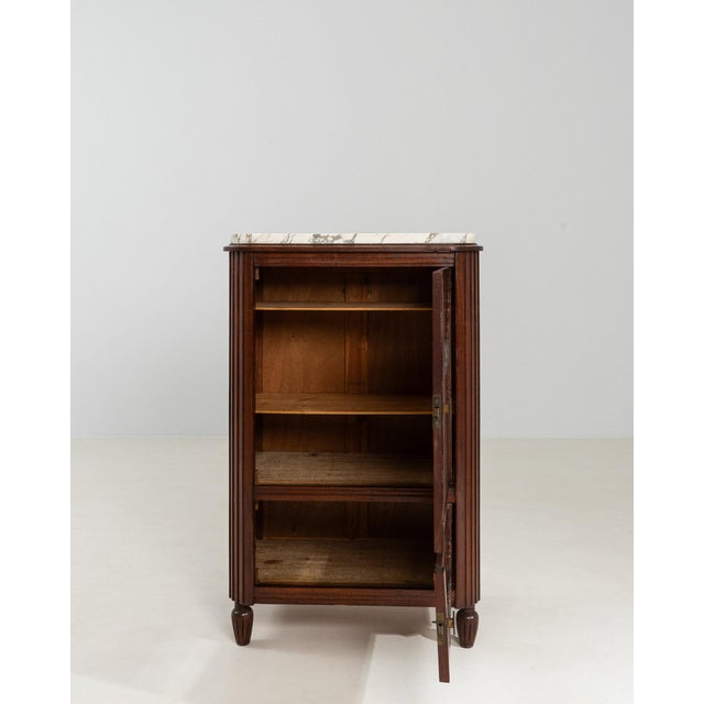 19th Century 19th Century France Art Deco Brown Wood Storage Cabinets & Cupboards For Sale - Image 5 of 11