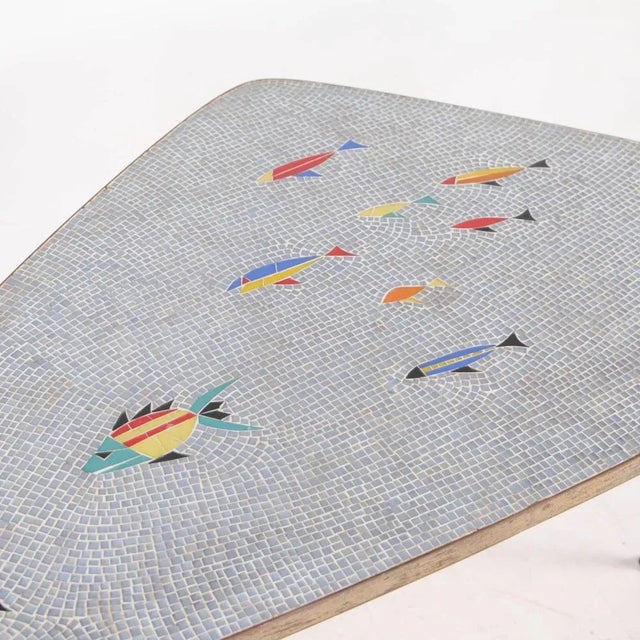 Glass Mosaic Coffee Table, 1970s For Sale - Image 6 of 12