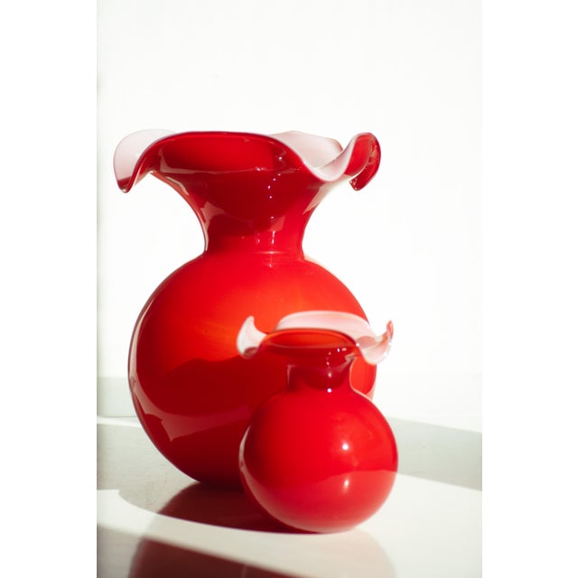 Contemporary Vases by Iskra for Ribes Art of Glass, Set of 2 For Sale - Image 3 of 8