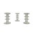 Mid-Century Modern 1960s Set of 12 ‘Festivo’ Glass Candlesticks by Timo Sarpaneva for Iittala, Finland For Sale - Image 3 of 4
