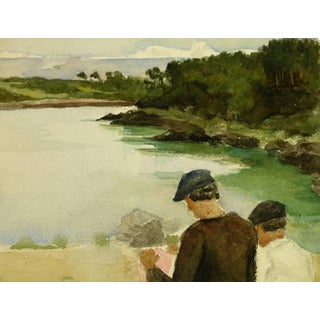 Men by Lake For Sale