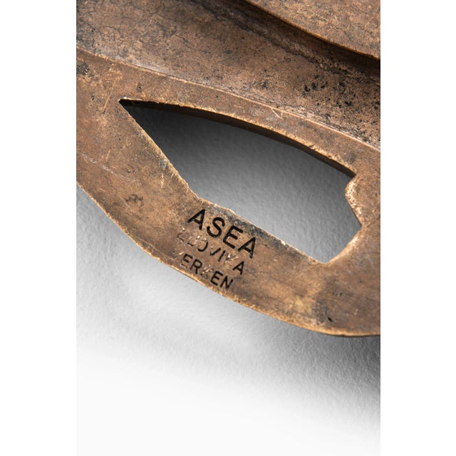 1920s Swedish Bronze Reliefs by Stig Blomberg for ASEA, 1920s, Set of 4 For Sale - Image 5 of 10
