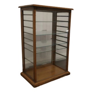 Arts and Crafts Counter Top Shop Display Cabinet For Sale