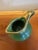 Vintage Emerald Green Glazed Ceramic Creamer Pitcher For Sale - Image 4 of 5