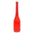 Vintage Murano Fratelli Toso Red Orange Gold Flecks Italian Art Glass Squared Bottle Flower Vase For Sale