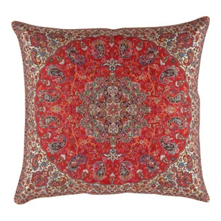 Pasargad Contemporary Persian Silk Termeh Pillow For Sale