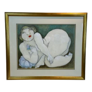 Portrait of a Robust Woman - Original Pastel Art
