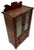 Unusual Early 1900s Antique American Miniature Size Wood & Glass Front "Salesmans Sample" Kitchen Hutch - 23 Inches Tall For Sale - Image 10 of 18