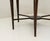 1940s Vintage Glass and Walnut Coffee Table, 1940s For Sale - Image 5 of 6