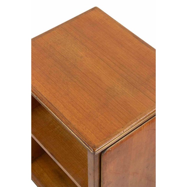 Italian Walnut Open Bookshelf by Anonima Castelli, 1940s For Sale - Image 4 of 7