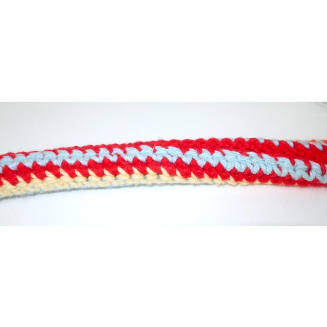 1960s Vintage Cottagecore Style Crochet Hangers, Set of 6 For Sale - Image 5 of 11