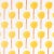 Schumacher Sample - Schumacher X Peg Norriss Topiary Wallpaper in Marigold For Sale - Image 4 of 4