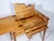 Vintage Original Mid-Century Modern All Wood Maple Finish Sewing Machine Cabinet With Flip-Down Top & Pull Out Drawer For Sale - Image 12 of 14